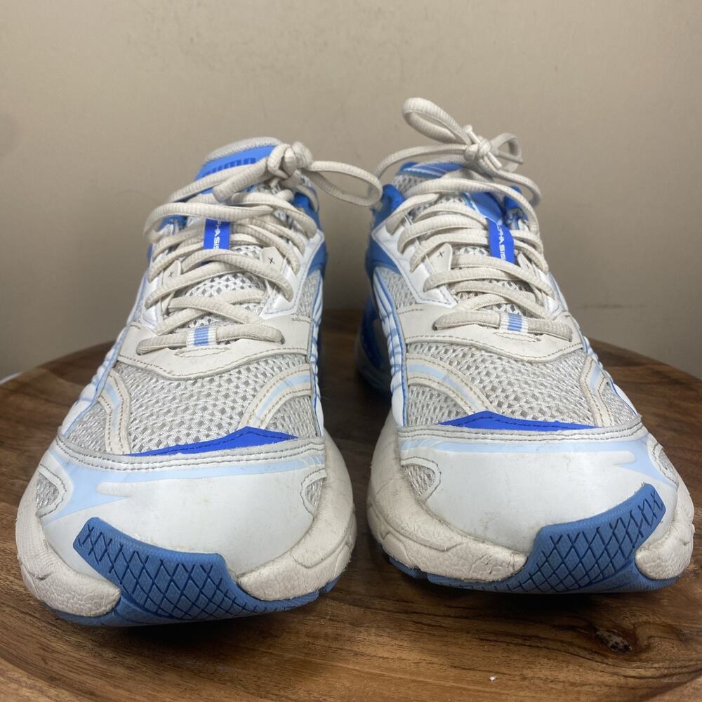Puma Velophasis Technisch Mens Blue And White Size 9.5 Running Shoes 390932-08 - Picture 4 of 10